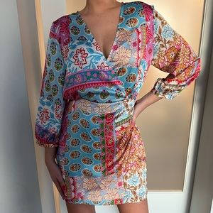 Zara - patterned dress - medium